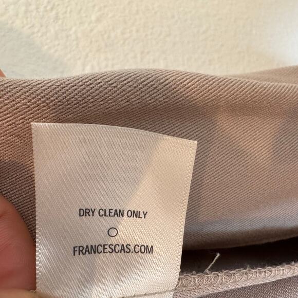 Francesca's Mi ami Taupe Open Midi Sleeveless Utility Vest Jacket NEW Med - Picture 10 of 12